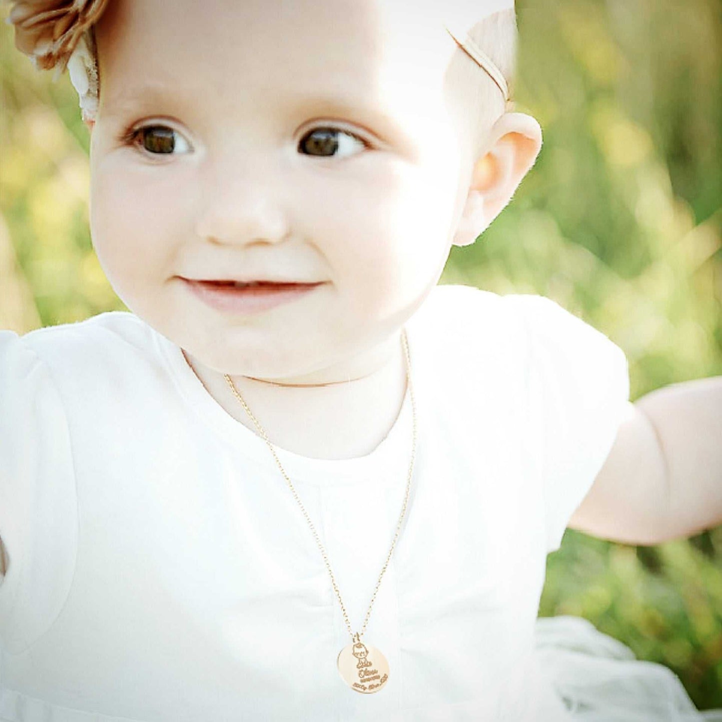 Baby Boy ID Necklace