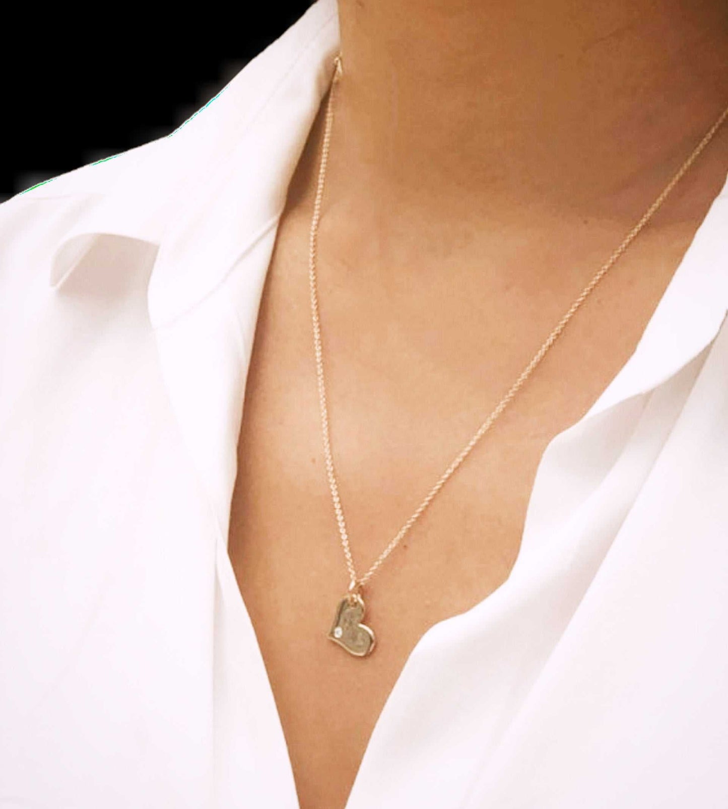 Heart Name Birthstones Necklace