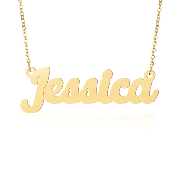 Prime & Pure 9K Yellow Gold Name Necklace Jessica