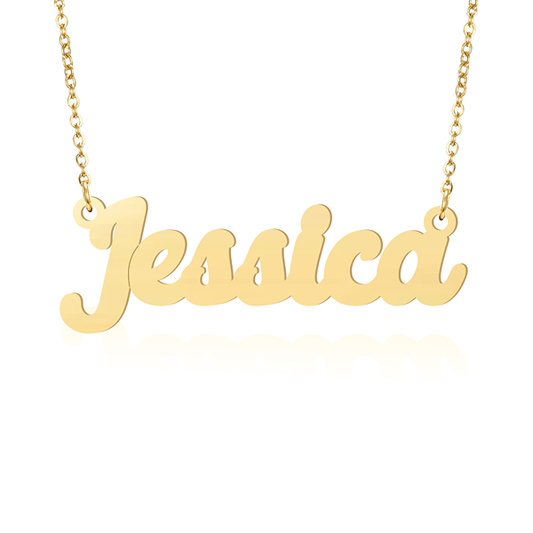 Prime & Pure 9K Yellow Gold Name Necklace Jessica