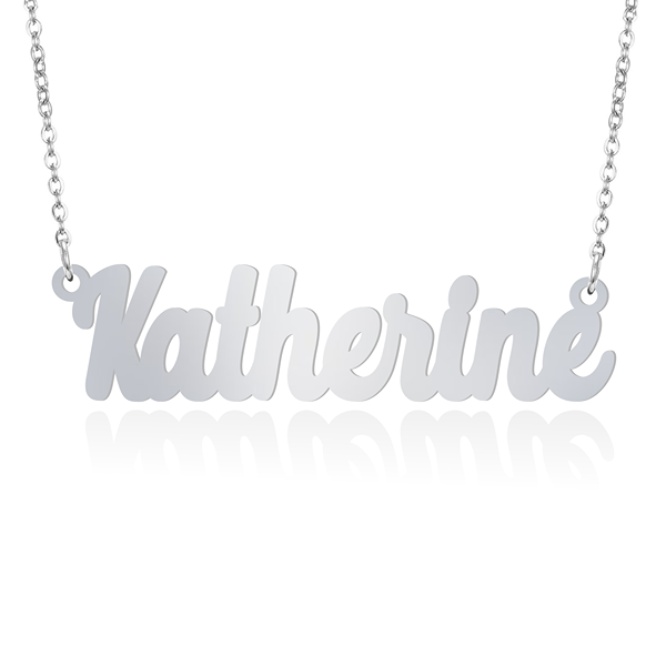 Prime & Pure Sterling Silver Name Necklace Katherine
