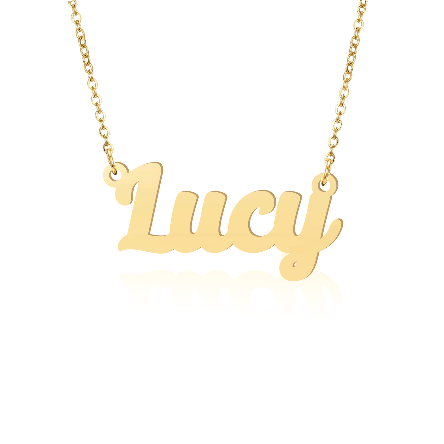 Prime & Pure 9K Yellow Gold Name Necklace Lucy