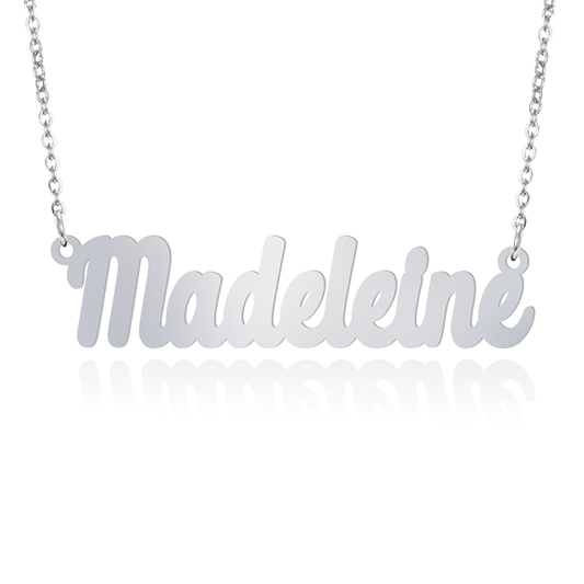 Prime & Pure Sterling Silver Name Necklace Madeleine