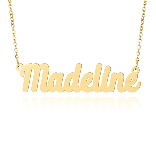 Prime & Pure 9K Yellow Gold Name Necklace Madeline