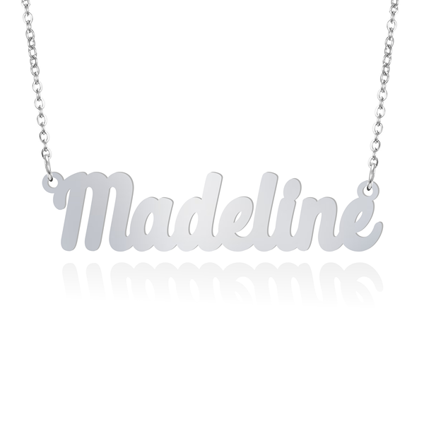 Prime & Pure Sterling Silver Name Necklace Madeline