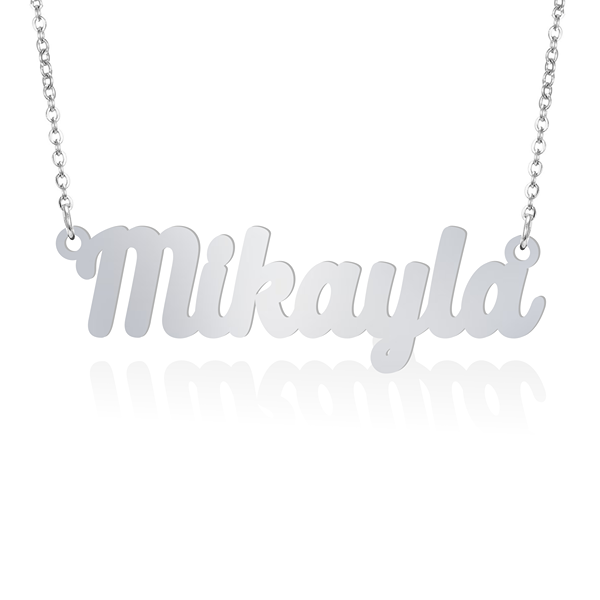 Prime & Pure Sterling Silver Name Necklace Mikayla