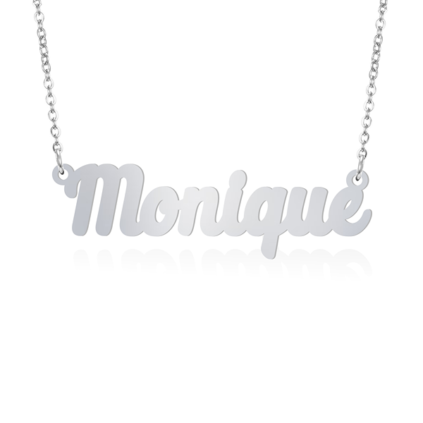 Prime & Pure Sterling Silver Name Necklace Monique
