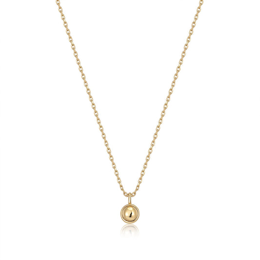 Ania Haie Gold Orb Drop Pendant Necklace
