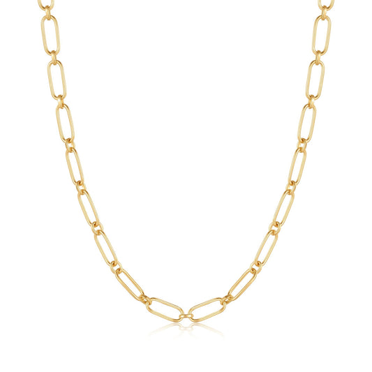 Ania Haie Gold Cable Connect Chunky Chain Necklace