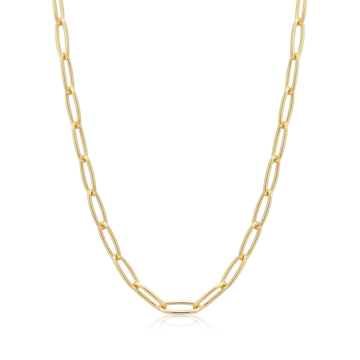 Ania Haie Gold Paperclip Chunky Chain Necklace