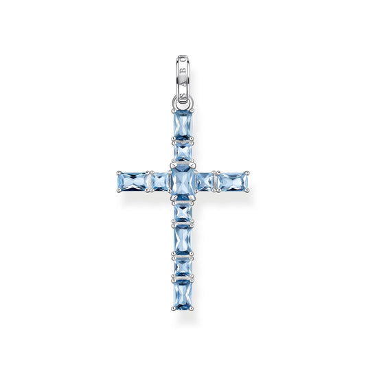 THOMAS SABO Heritage Aqua Cross Pendant