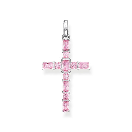 THOMAS SABO Heritage Pink Cross Pendant