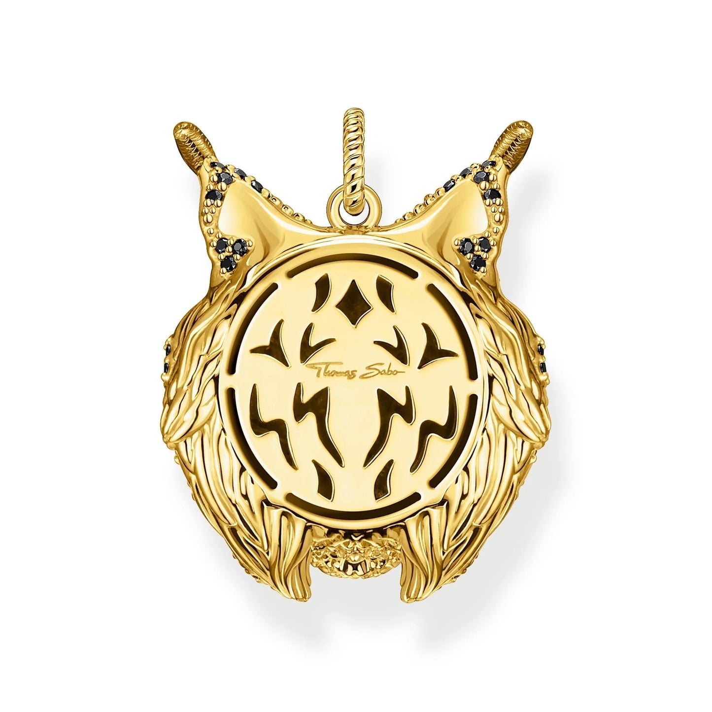 THOMAS SABO Lynx Head Gold Pendant