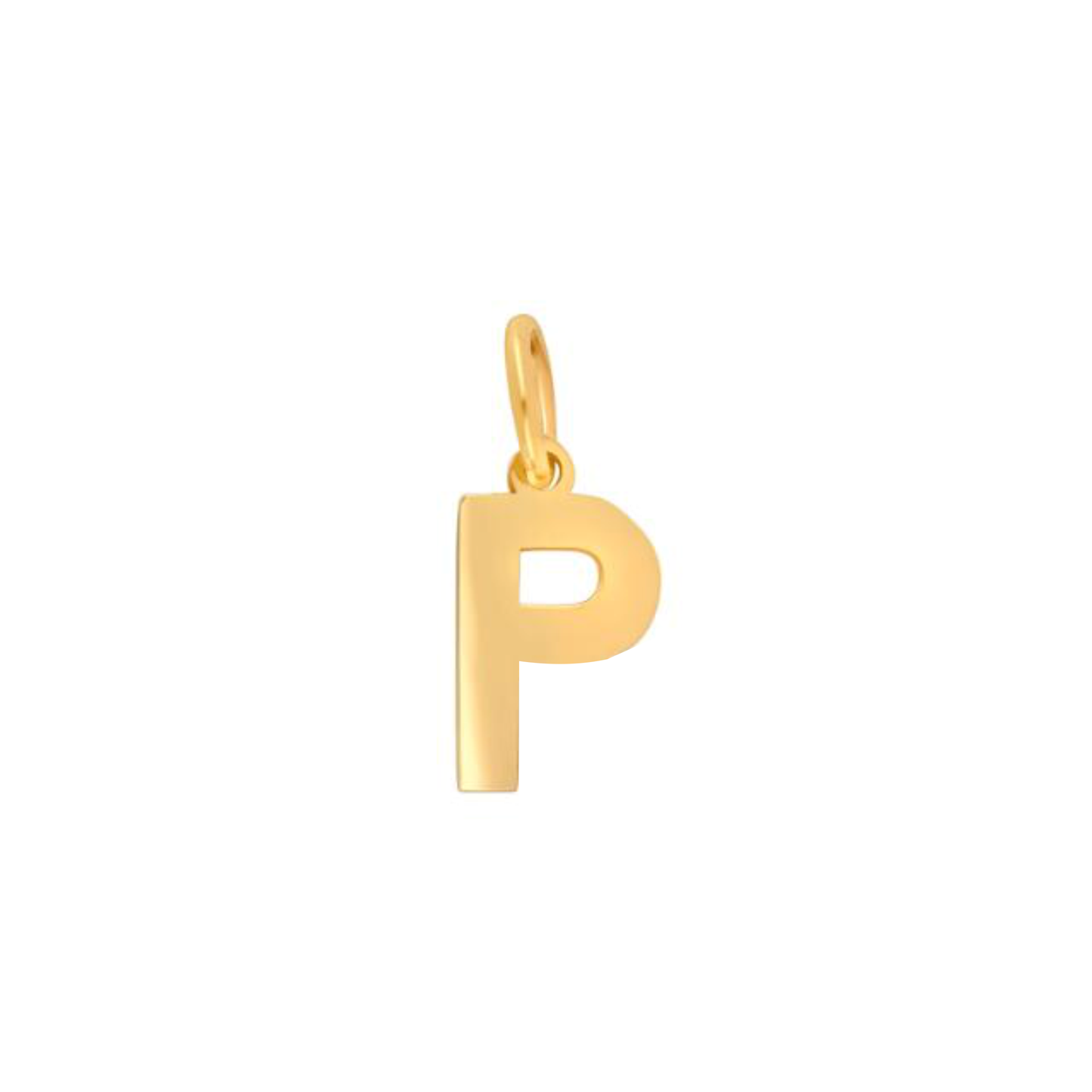 Prime & Pure 9K Yellow Gold Initial Pendant Letter P