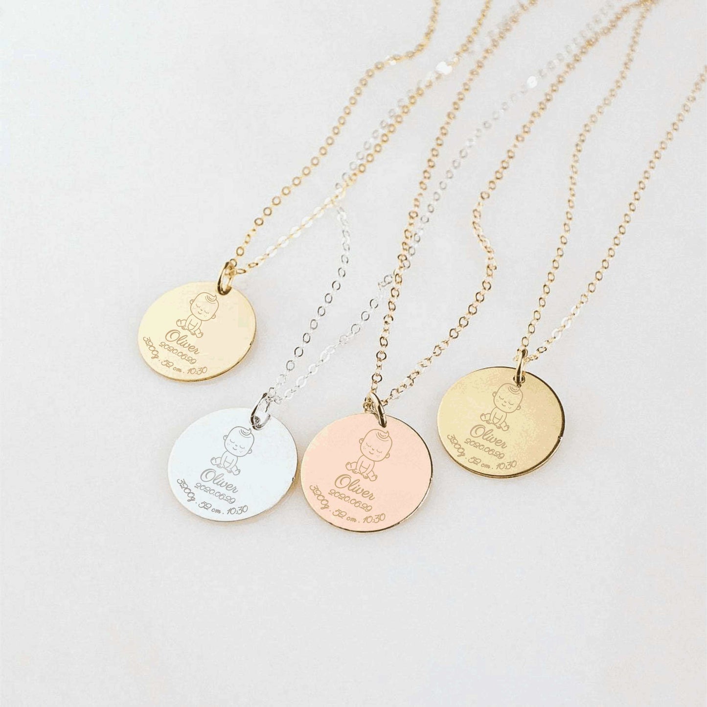 Baby Boy ID Necklace