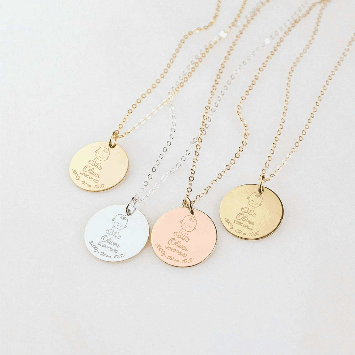 Baby Boy ID Necklace
