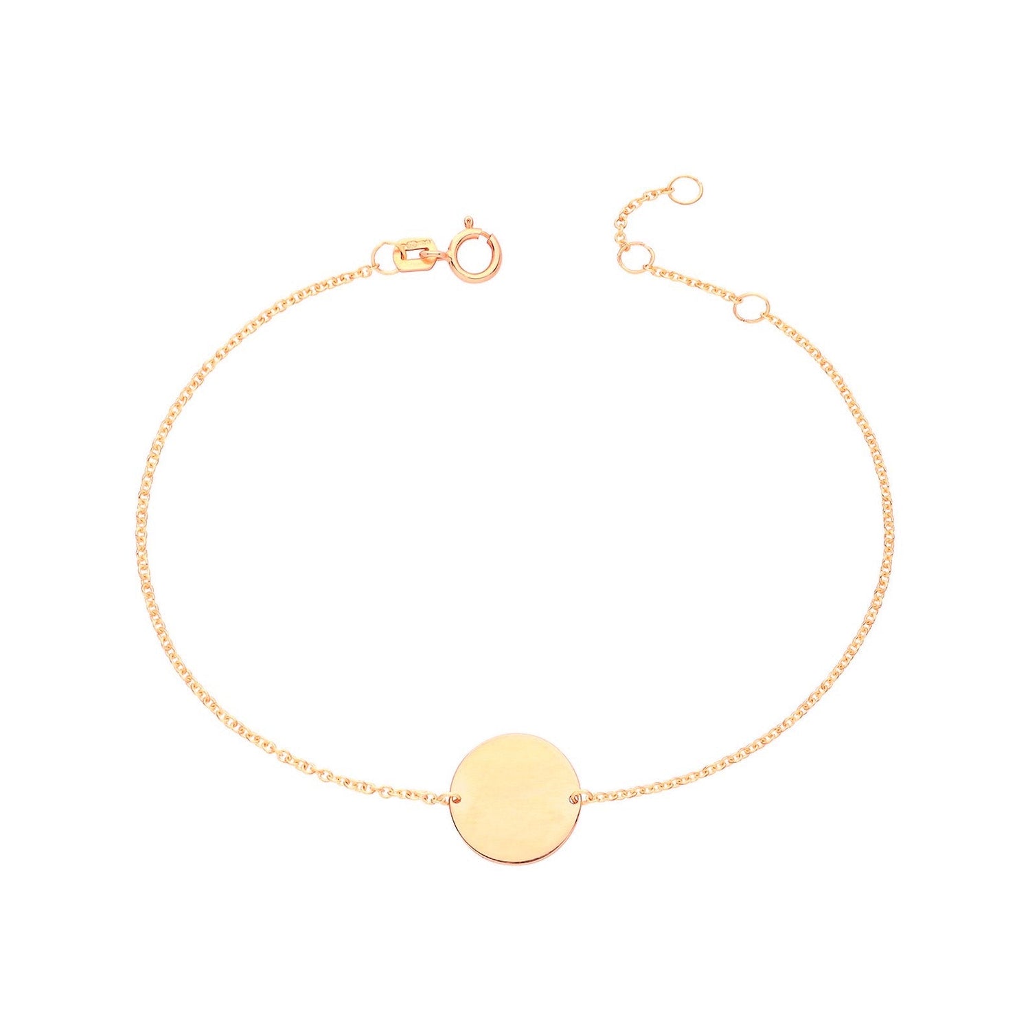 Engraved Disc ID Bracelet