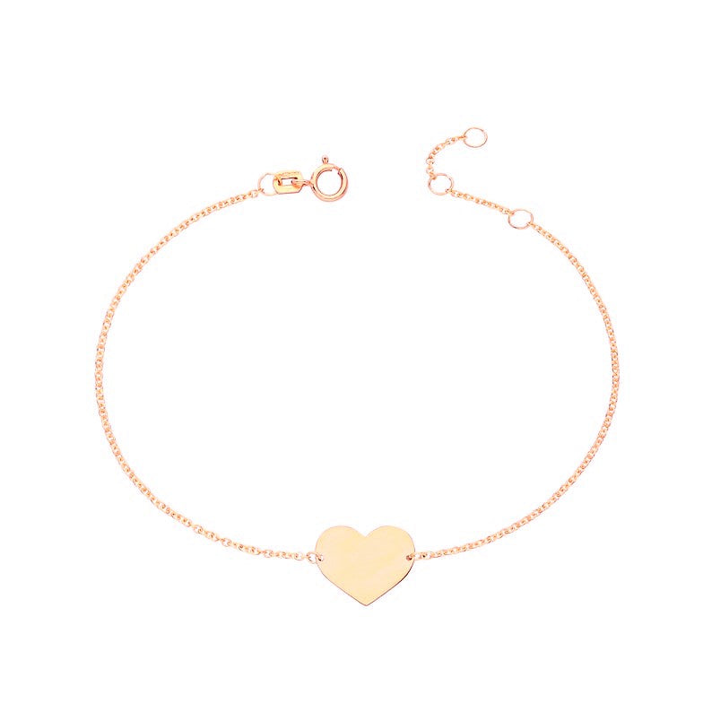 Engraved Heart Bracelet