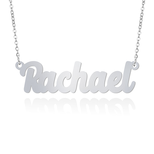 Prime & Pure Sterling Silver Name Necklace Rachael