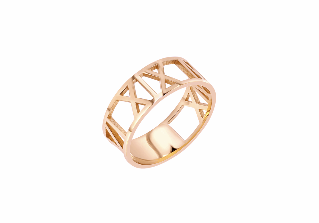 Roman Numeral Ring
