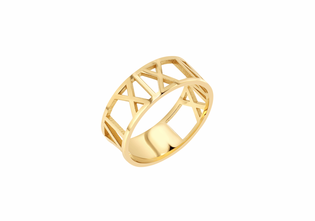 Roman Numeral Ring