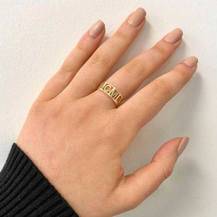 Roman Numeral Ring