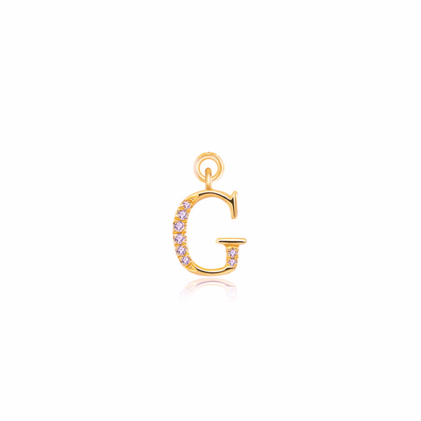 Iced Letter " G " Pendant
