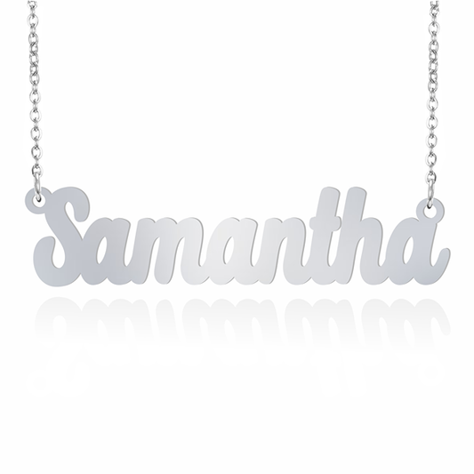 Prime & Pure Sterling Silver Name Necklace Samantha
