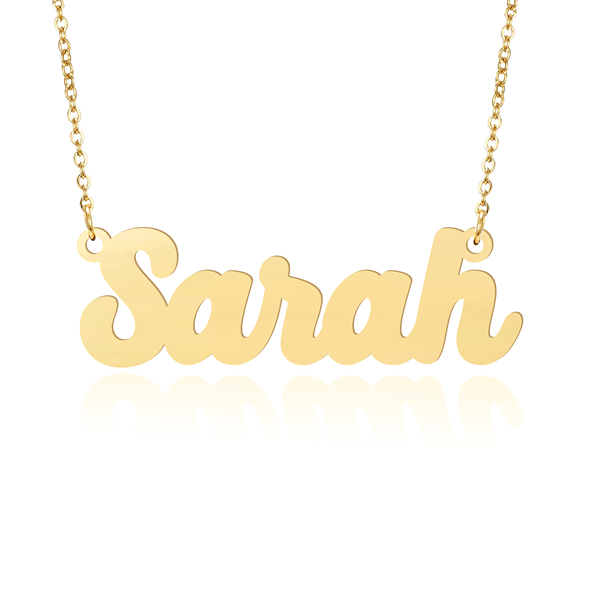 Prime & Pure 9K Yellow Gold Name Necklace Sarah