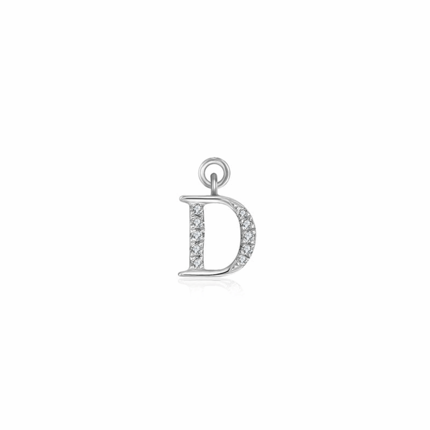 Iced Letter " D " Pendant