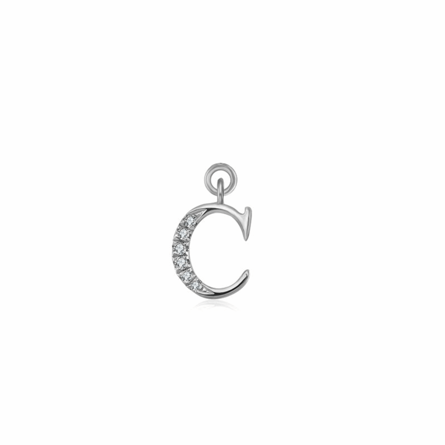Iced Letter " C " Pendant