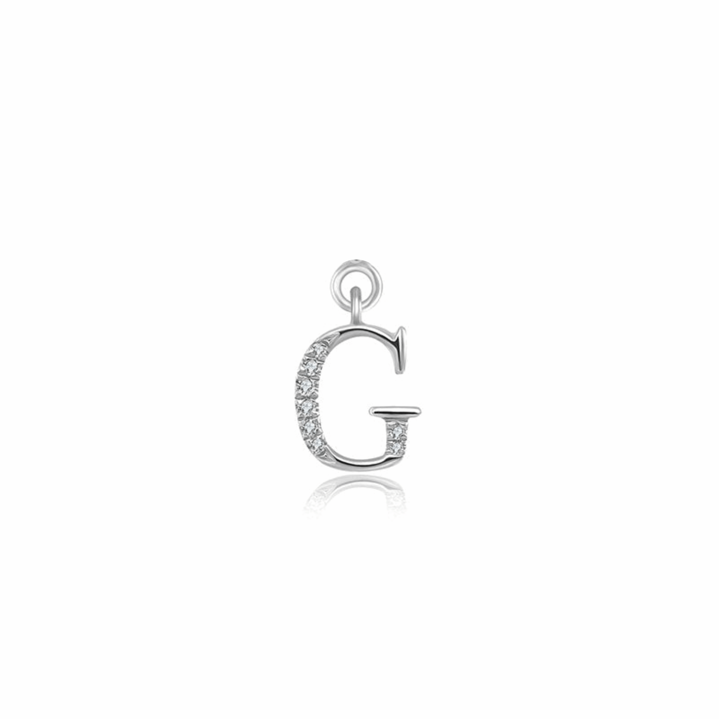 Iced Letter " G " Pendant