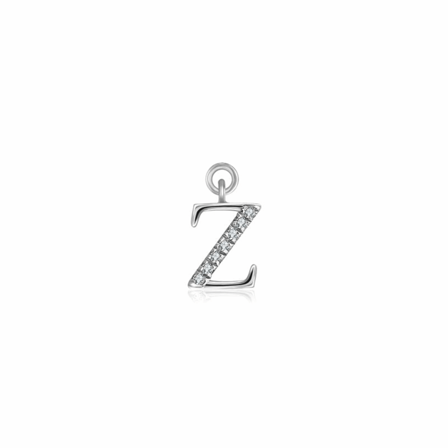 Iced Letter " Z " Pendant