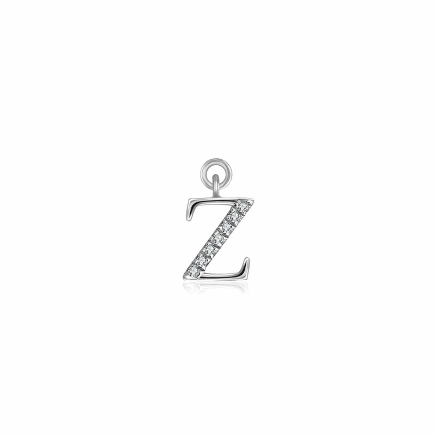 Iced Letter " Z " Pendant