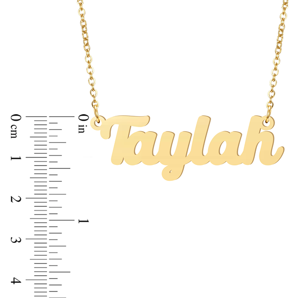 Prime & Pure 9K Yellow Gold Name Necklace Taylah