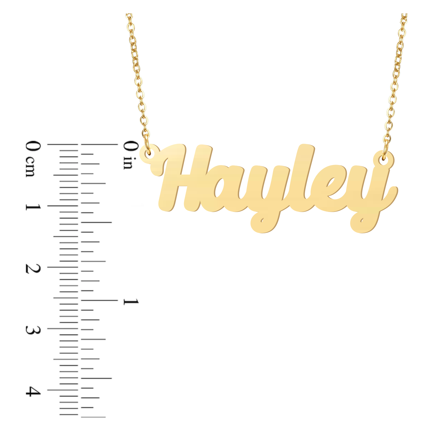 Prime & Pure 9K Yellow Gold Name Necklace Hayley