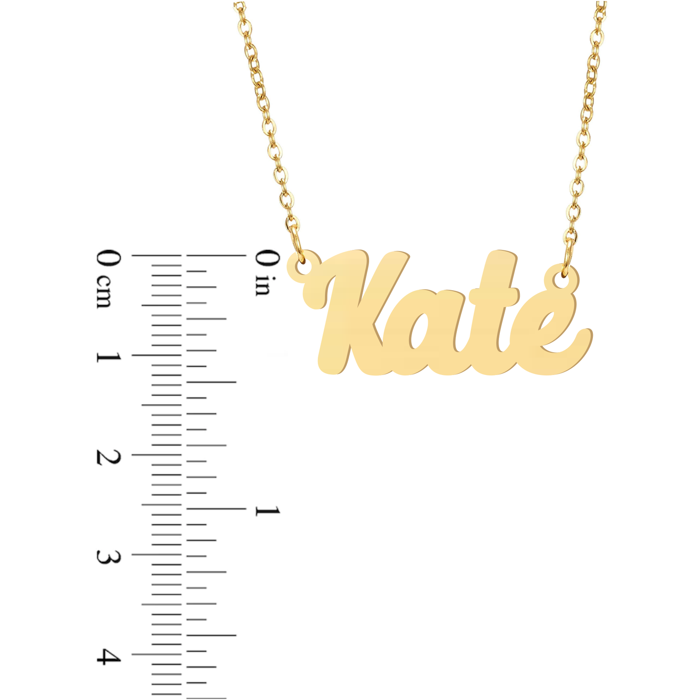 Prime & Pure 9K Yellow Gold Name Necklace Kate