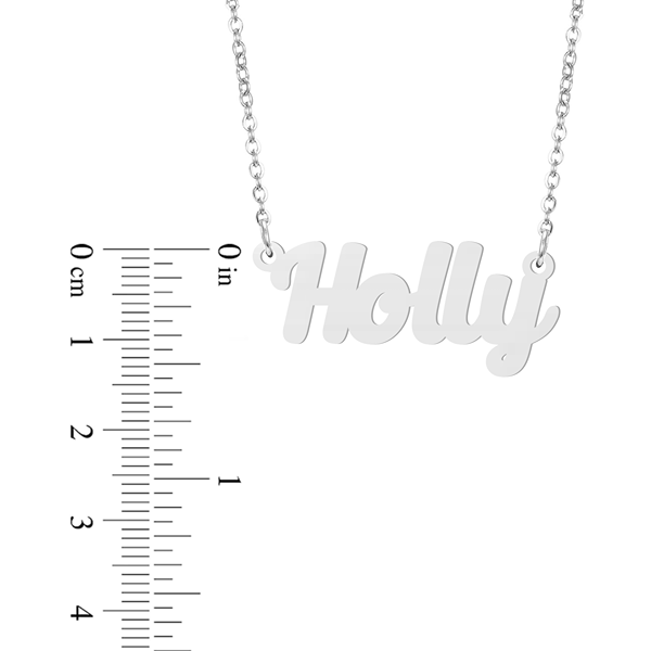 Prime & Pure Sterling Silver Name Necklace Holly