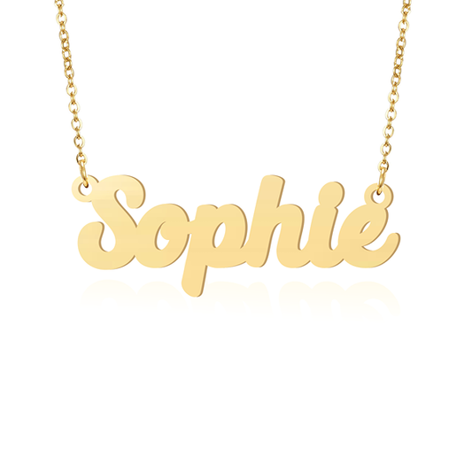 Prime & Pure 9K Yellow Gold Name Necklace Sophie