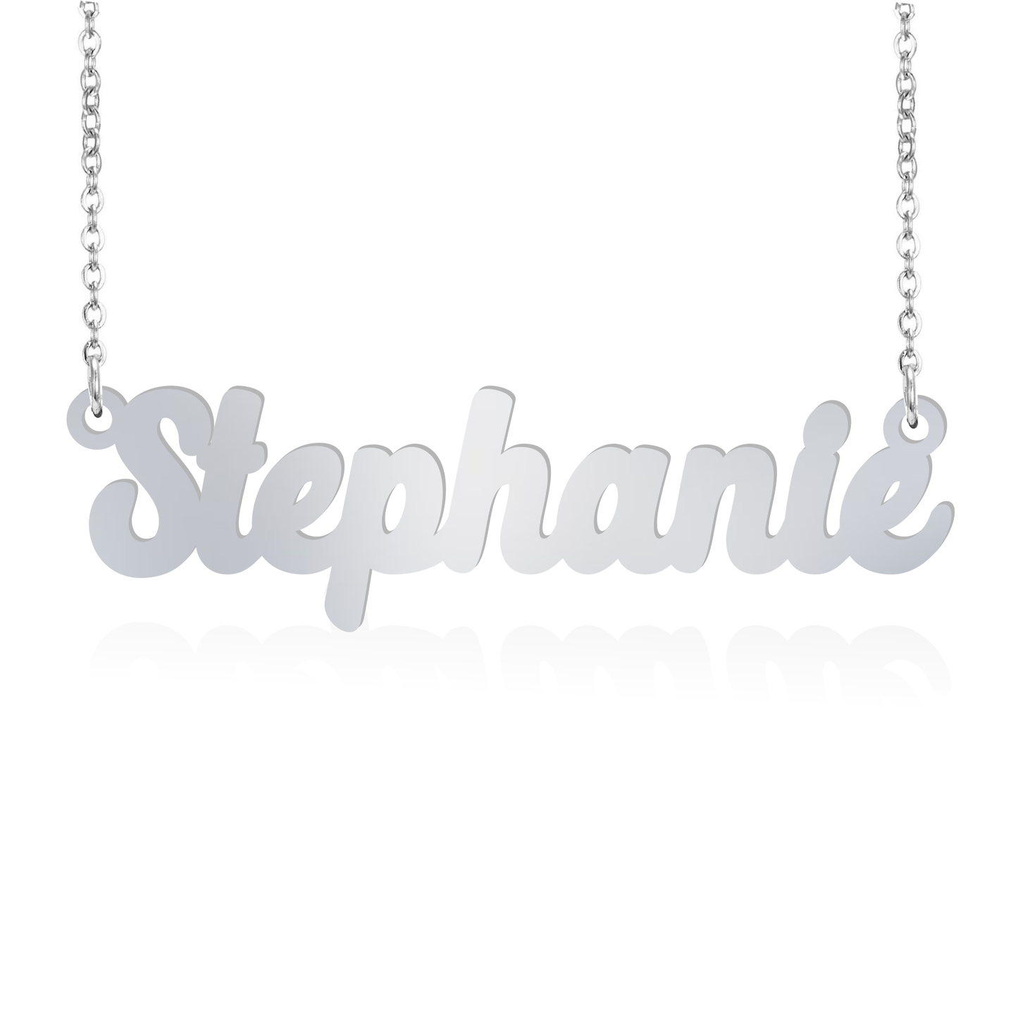 Prime & Pure Sterling Silver Name Necklace Stephanie