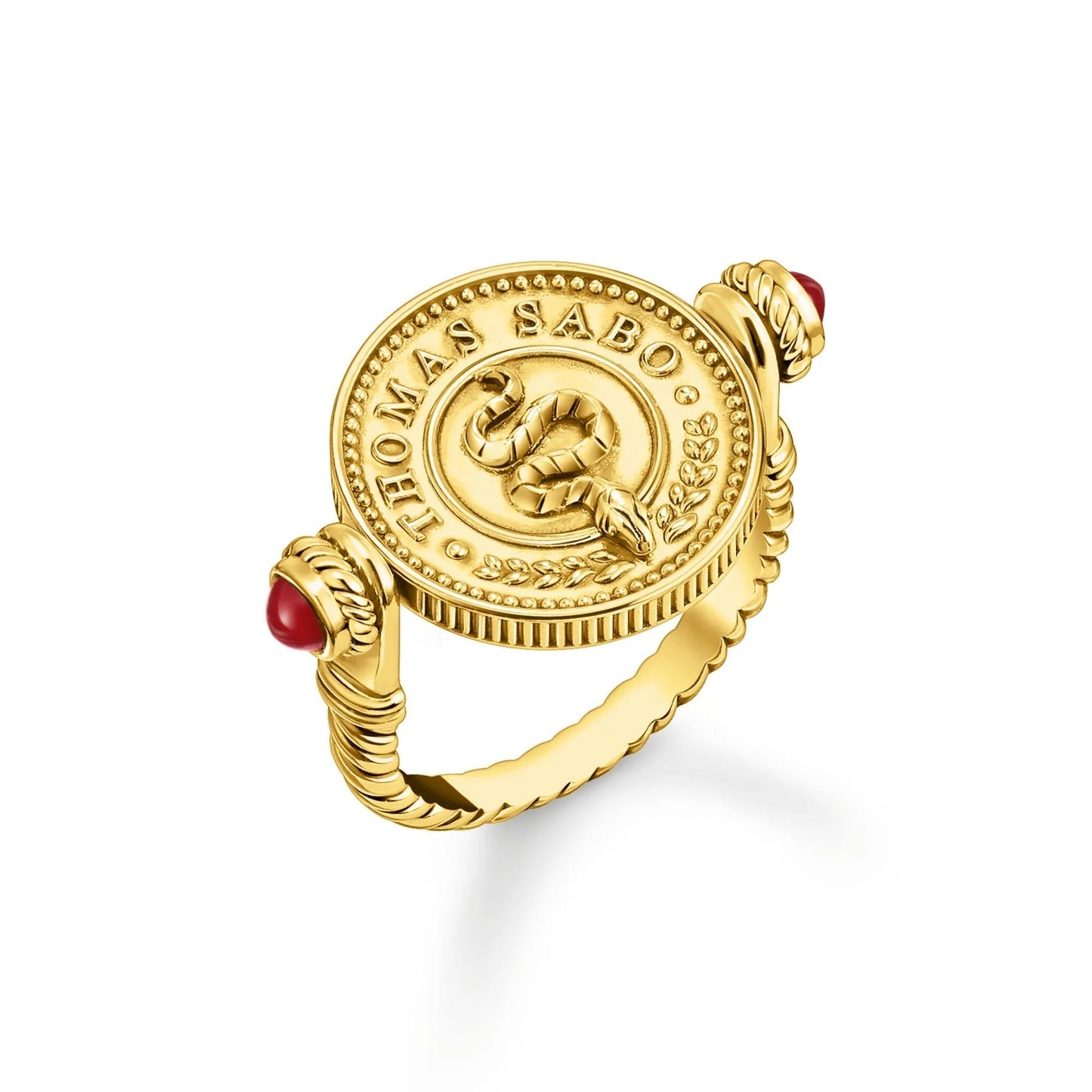 THOMAS SABO Rotating Coin Gold Ring