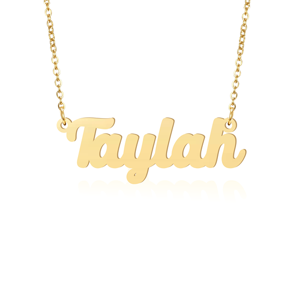 Prime & Pure 9K Yellow Gold Name Necklace Taylah