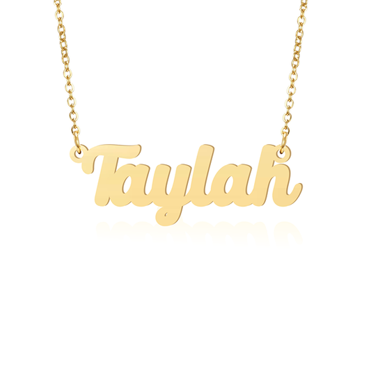 Prime & Pure 9K Yellow Gold Name Necklace Taylah