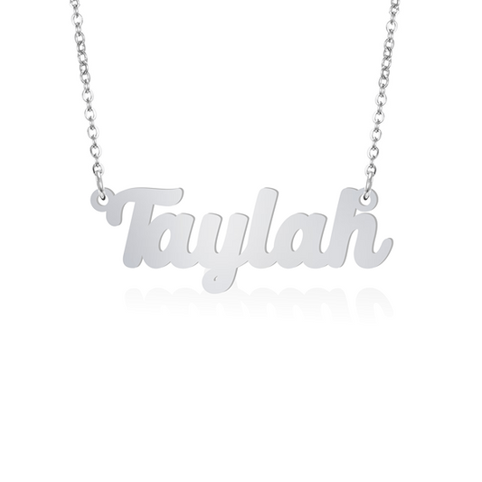 Prime & Pure Sterling Silver Name Necklace Taylah
