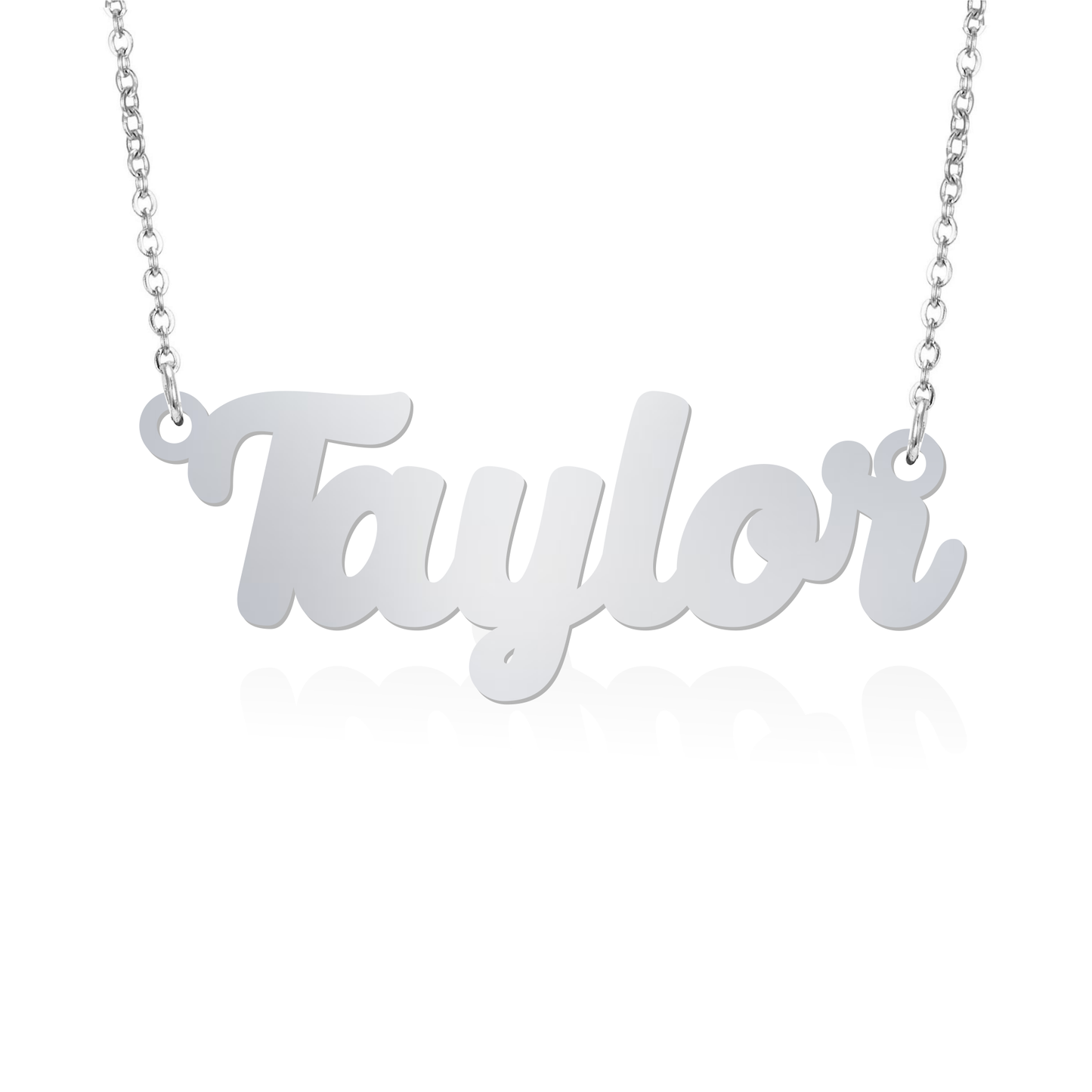 Prime & Pure Sterling Silver Name Necklace Taylor