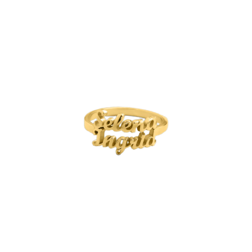 Double Names Ring