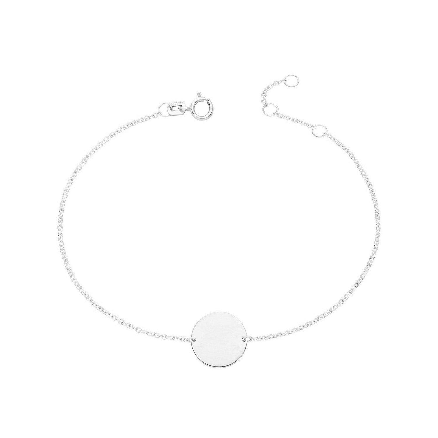 Engraved Disc ID Bracelet