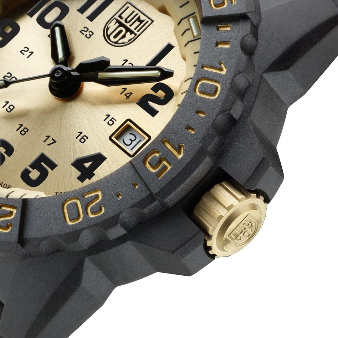 Luminox Navy SEAL Gold Limited Edition Military Watch Set - XS.3505.GP.SET
