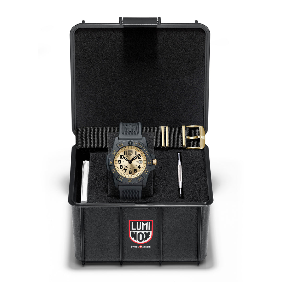 Luminox Navy SEAL Gold Limited Edition Military Watch Set - XS.3505.GP.SET
