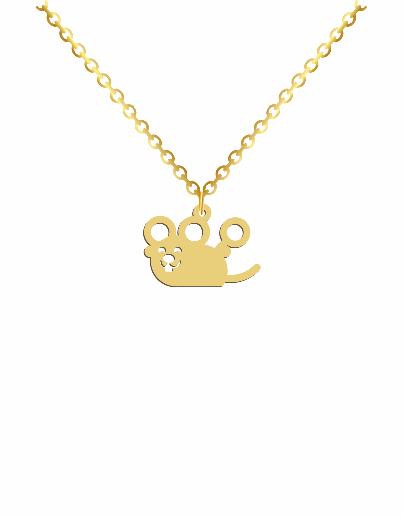 Baby mice Necklace
